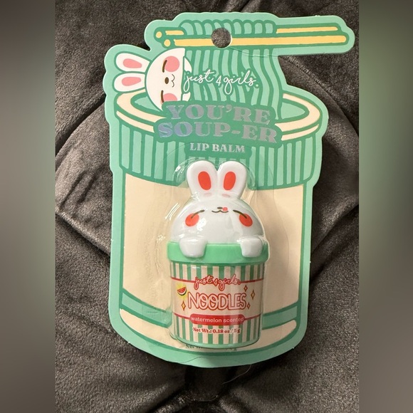 Adorable Just Girls lip balm in a bunny cup design #kawaii #lipbalm - Picture 4 of 5